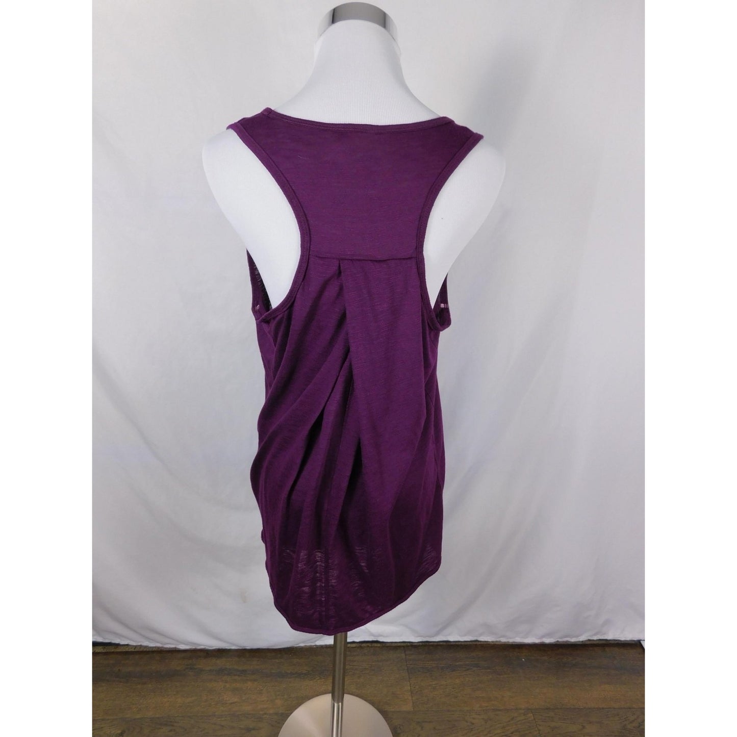 Marika Purple Racerback Tank XL - Draped Back - Excellent