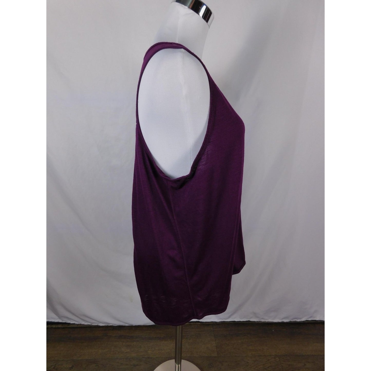Marika Purple Racerback Tank XL - Draped Back - Excellent