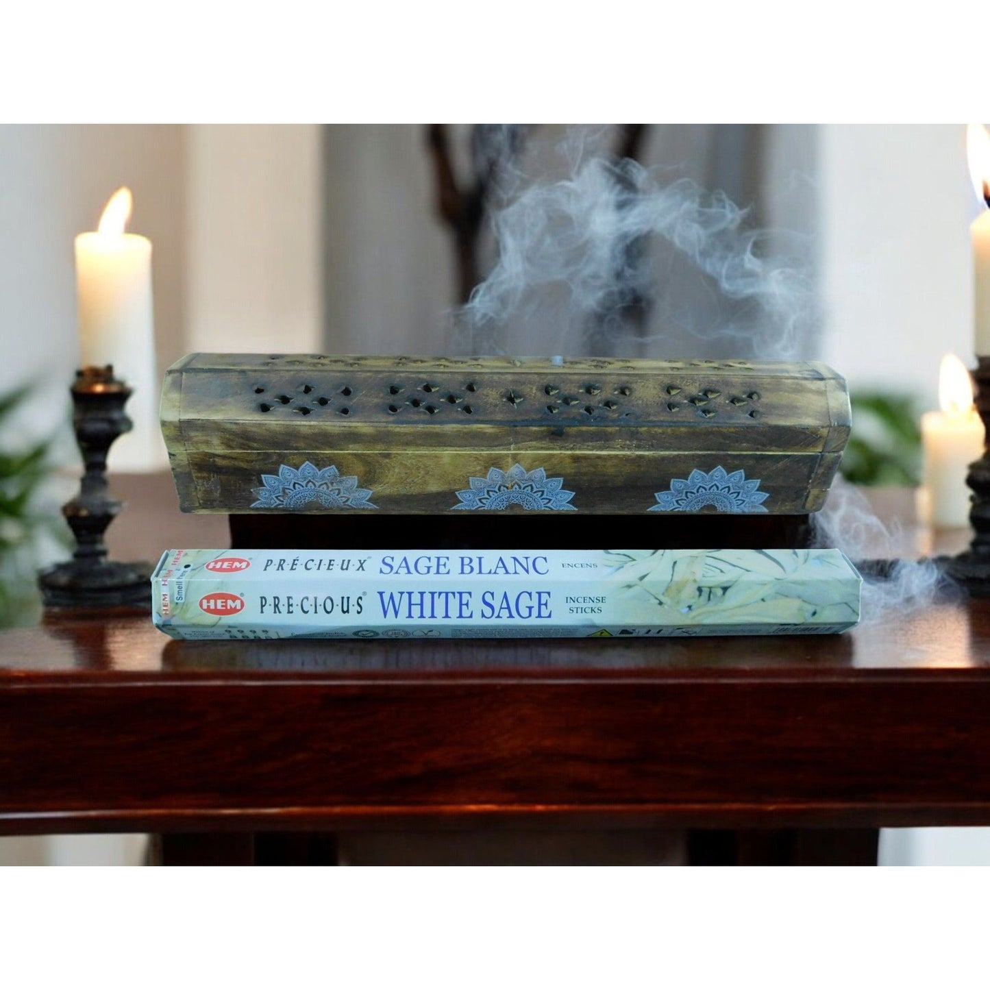 HEM Precious White Sage 20 Incense Sticks Relaxation Meditation