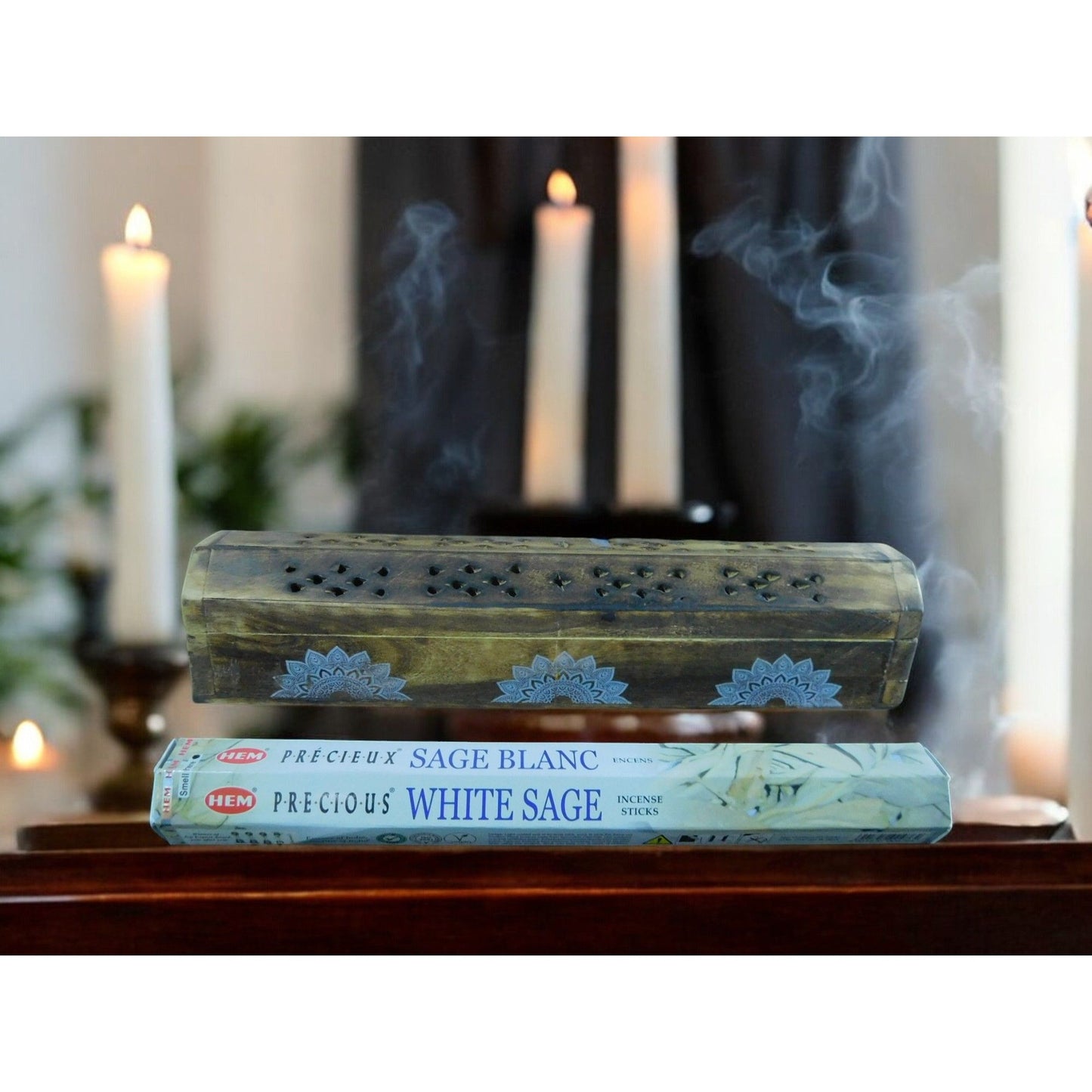 HEM Precious White Sage 20 Incense Sticks Relaxation Meditation