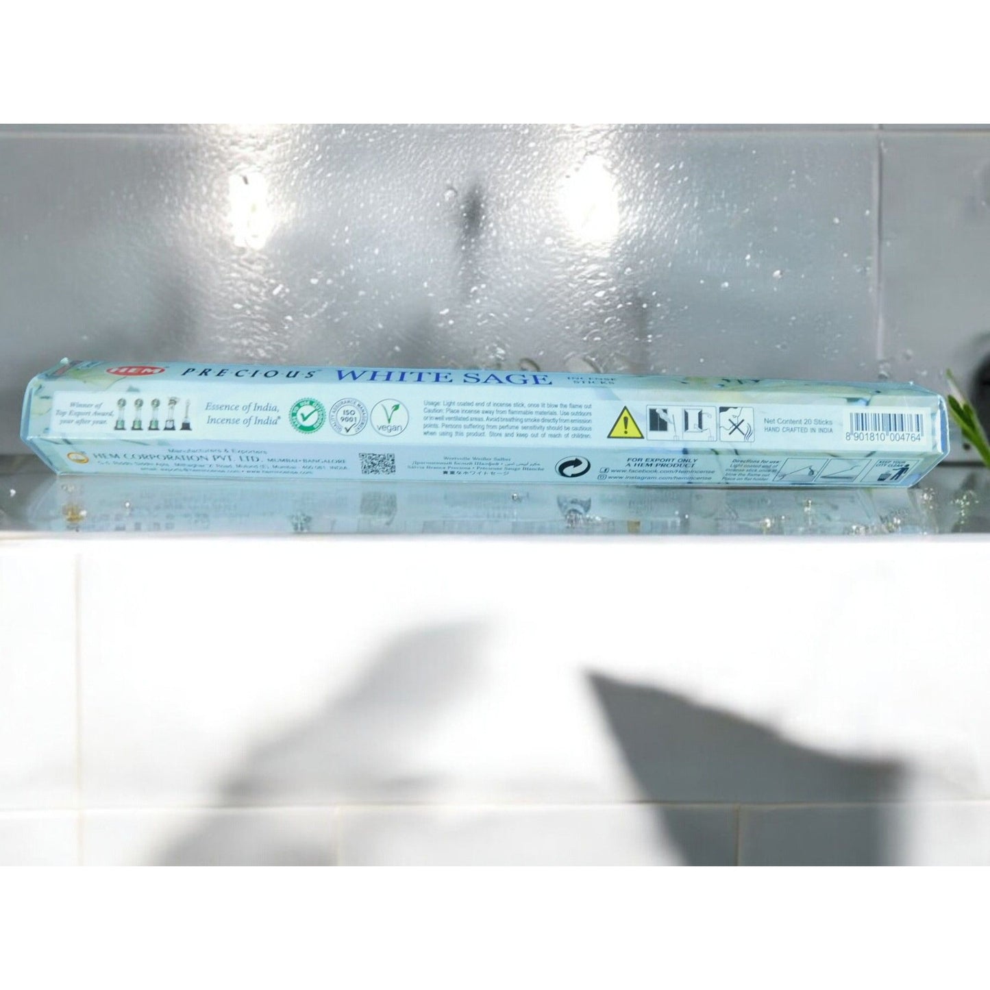 HEM Precious White Sage 20 Incense Sticks Relaxation Meditation