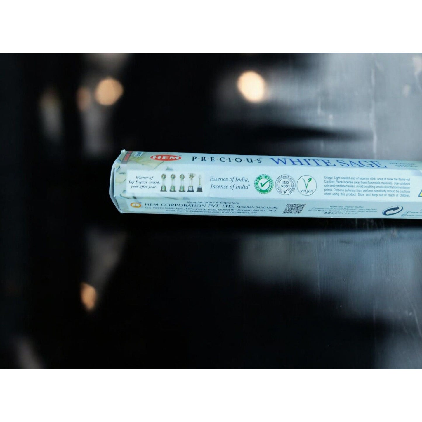 HEM Precious White Sage 20 Incense Sticks Relaxation Meditation