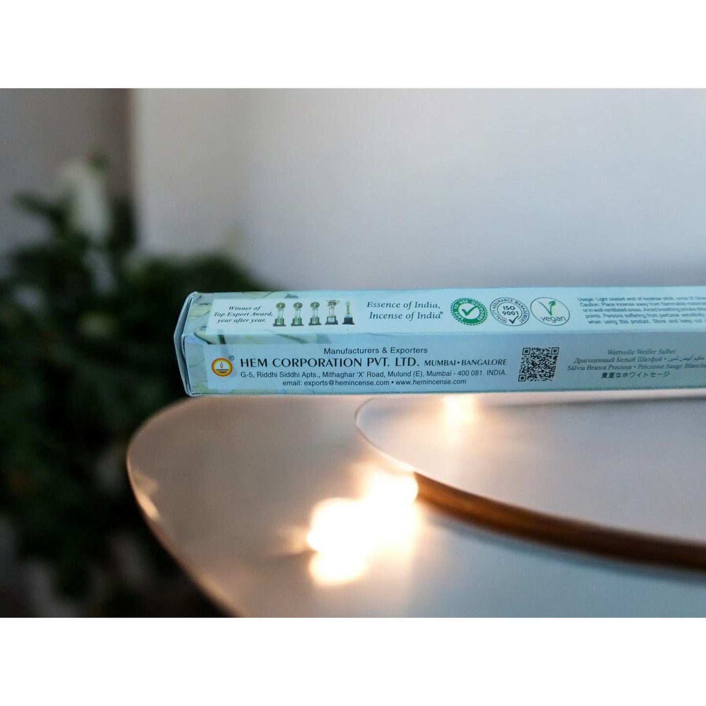 HEM Precious White Sage 20 Incense Sticks Relaxation Meditation
