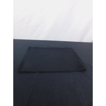 Black Canvas Zipper Pouch With Gold Moth Design