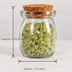 Peridot Crystal Chips, 5 oz Glass Jar