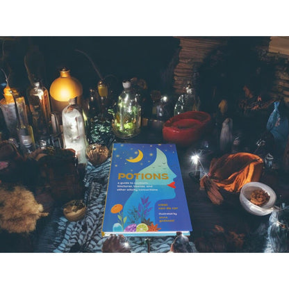 Potions: Witchy Cocktails, Tinctures, & Tisanes HC Book by Nikki Van De Car New