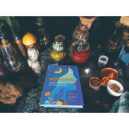 Potions: Witchy Cocktails, Tinctures, & Tisanes HC Book by Nikki Van De Car New