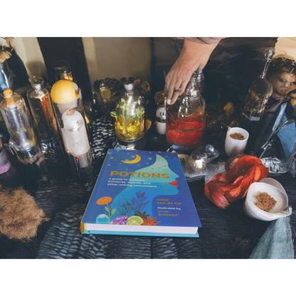 Potions: Witchy Cocktails, Tinctures, & Tisanes HC Book by Nikki Van De Car New