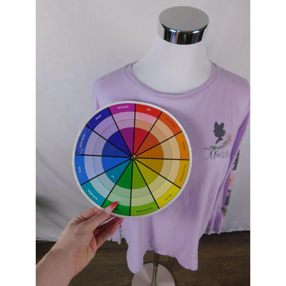 Kiki Jiji Long Sleeve Tee XS Studio Ghibli Lavender