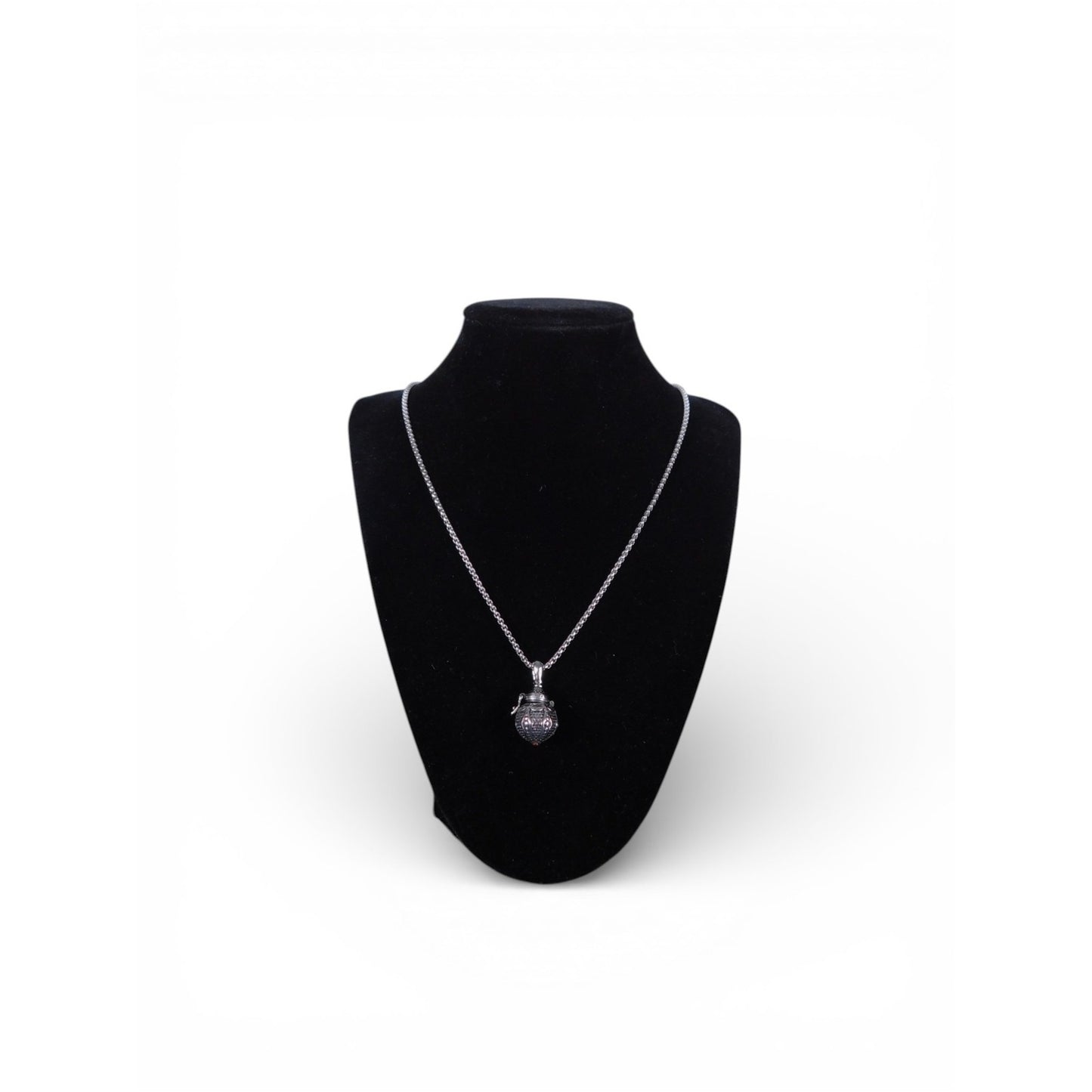 Poison Box Necklace Victorian Prayer Locket Pendant Secret Message Locket