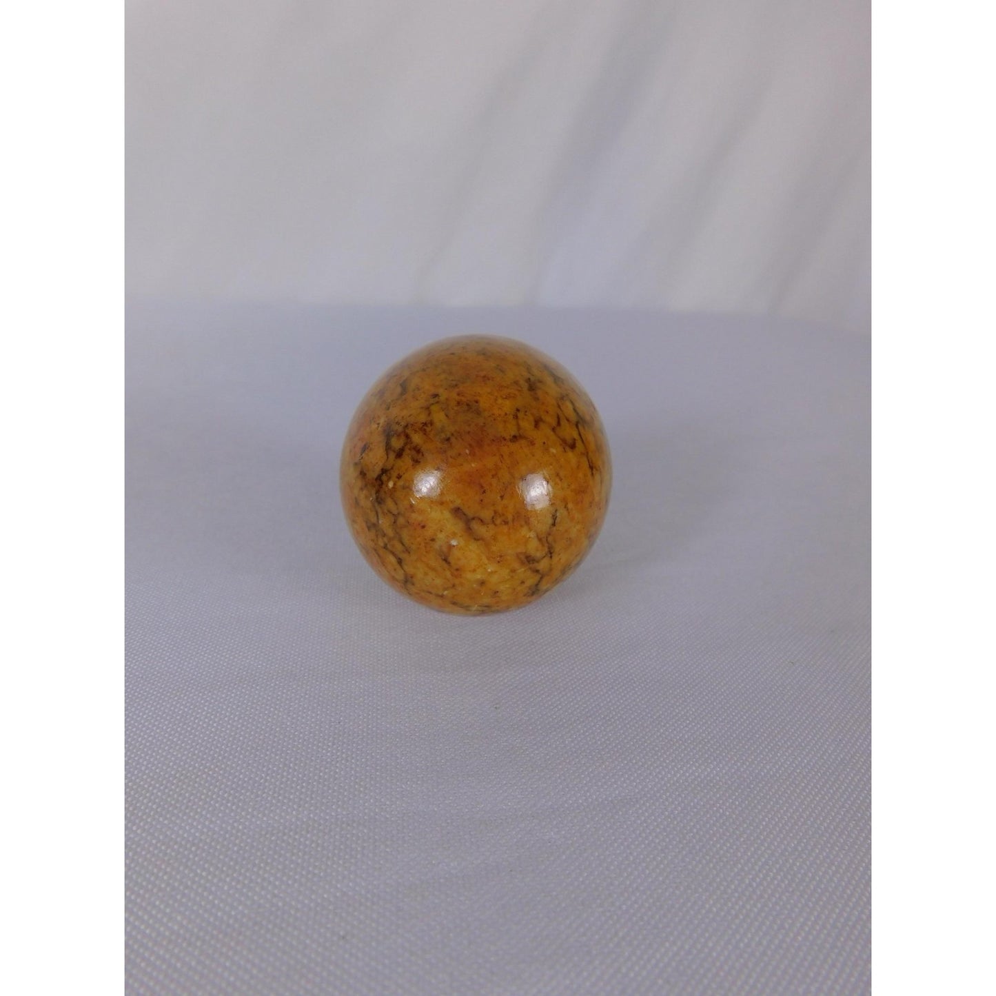 Mariam Jasper Stone Egg 0.55oz Polished Calligraphy Stone Fossil Altar Decor
