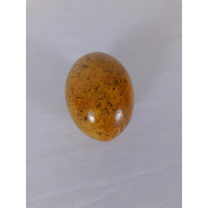 Mariam Jasper Stone Egg 0.55oz Polished Calligraphy Stone Fossil Altar Decor