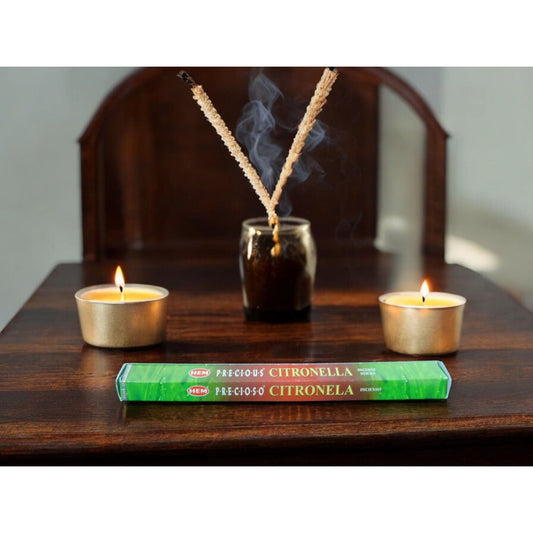 HEM Citronella 20 Incense Sticks Natural Aroma Relaxation & Insect Repellent