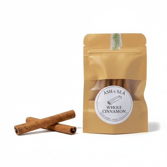 Ash & Sea Cinnamon Sticks Mini Packet - Prosperity & Protection Spellwork - New
