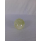 Polished Green Stone Egg Carved Gemstone Worry Palm Witch Altar Decor Healing
