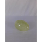 Polished Green Stone Egg Carved Gemstone Worry Palm Witch Altar Decor Healing