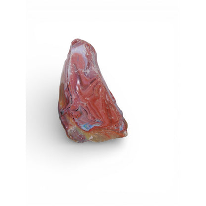 Large Raw Banded Agate Chunk Polished Freeform Display Stone