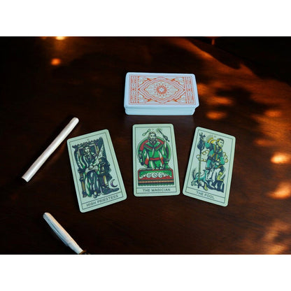 Tattoo Tarot Cards By Ink & Intuition - Mystical Deck For Intuitive Readings & Spiritual Guidance