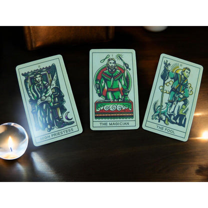 Tattoo Tarot Cards By Ink & Intuition - Mystical Deck For Intuitive Readings & Spiritual Guidance