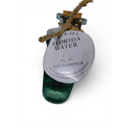 Ash & Sea Florida Water Witch-Chosen Cleansing Protection Ritual Glass Bottle