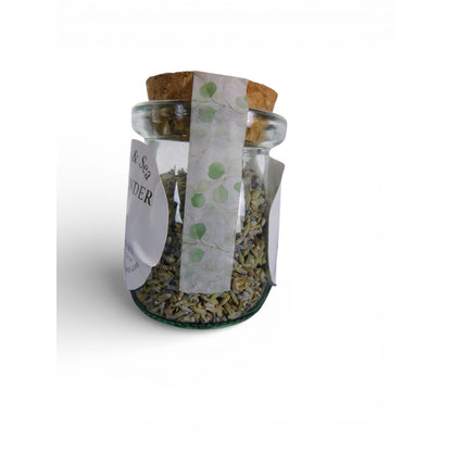 Ash & Sea Lavender Witch-Chosen Herb Jar Peace Calm Ritual Altar