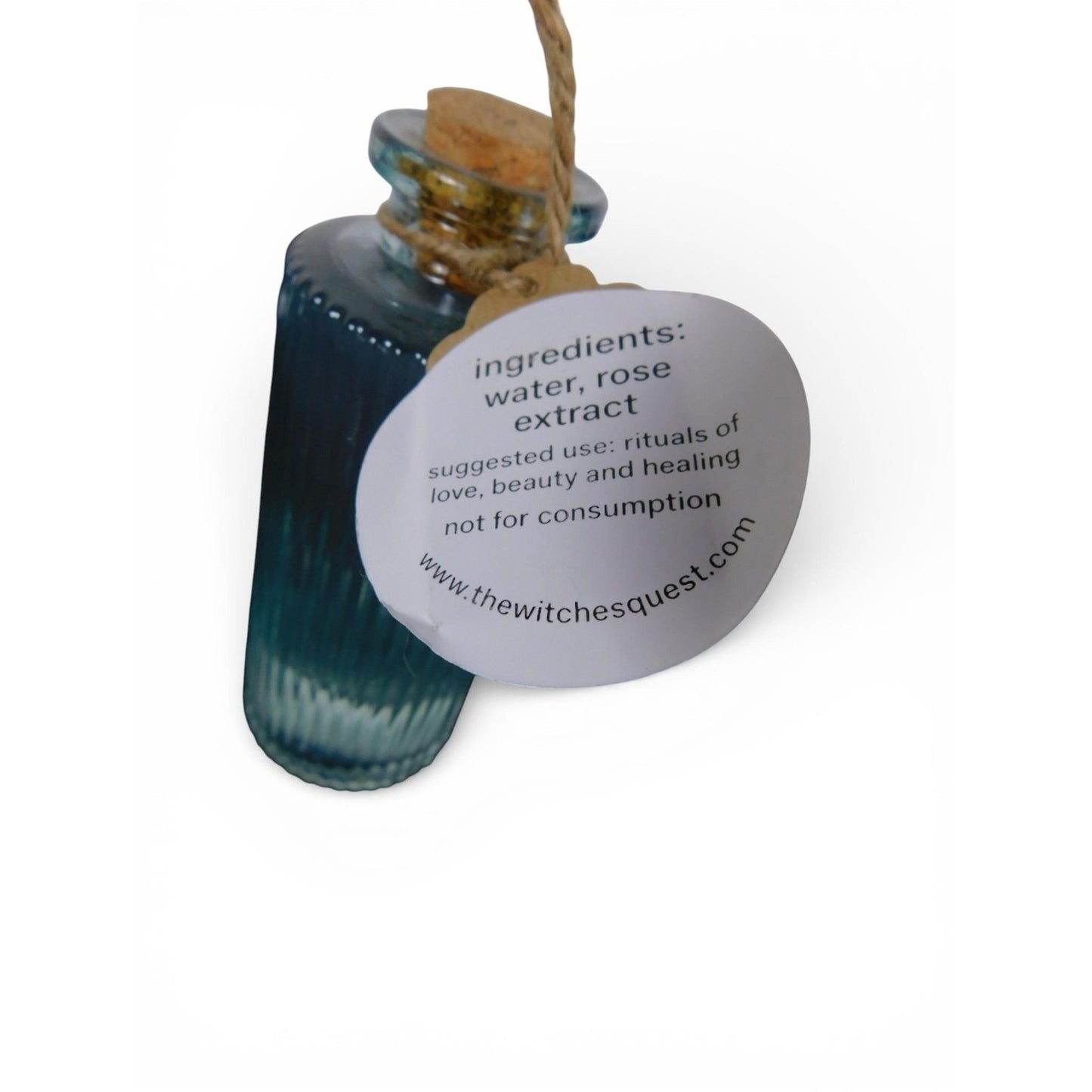 Ash & Sea Rose Water Witch Chosen Ritual Bottle Wicca Witchcraft Altar Tool