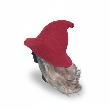 Red Woven Witch Hat - Adult Ritual & Everyday Wear - New