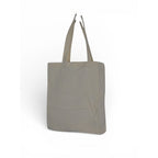 The Witches' Quest large beige cotton canvas tote bag with long shoulder straps for casual everyday use