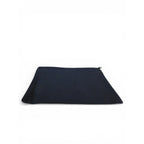 The Witches' Quest black canvas zip clutch bag shown from the plain back side against a white background