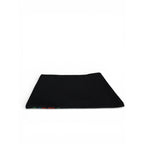 The Witches' Quest small black canvas zip clutch pouch with celestial butterfly and floral print