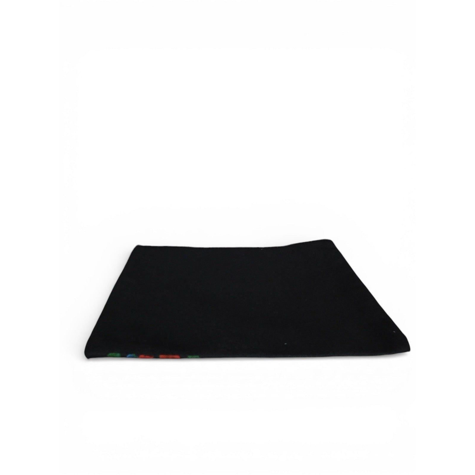 The Witches' Quest small black canvas zip clutch pouch with celestial butterfly and floral print