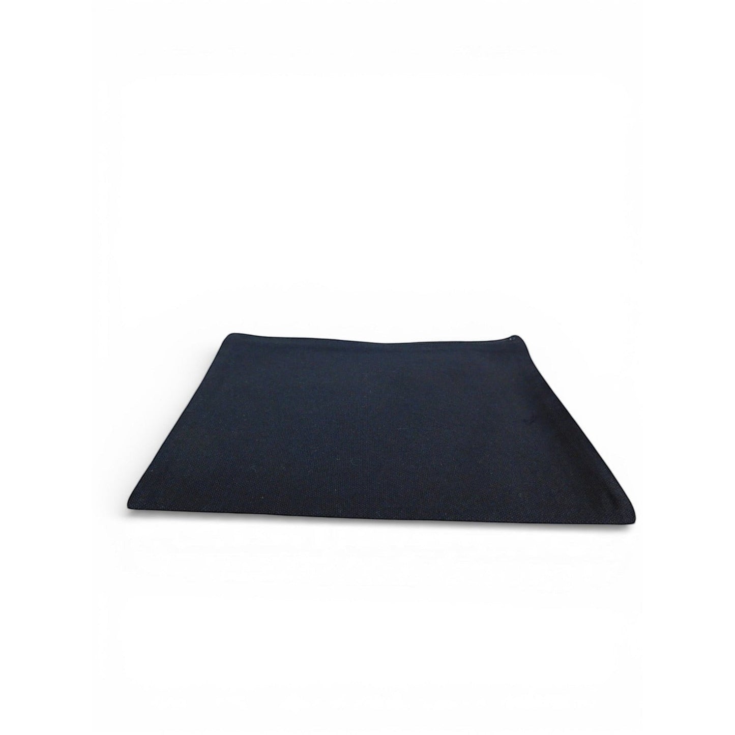 The Witches' Quest black canvas zip pouch shown from the plain back side against a white background.