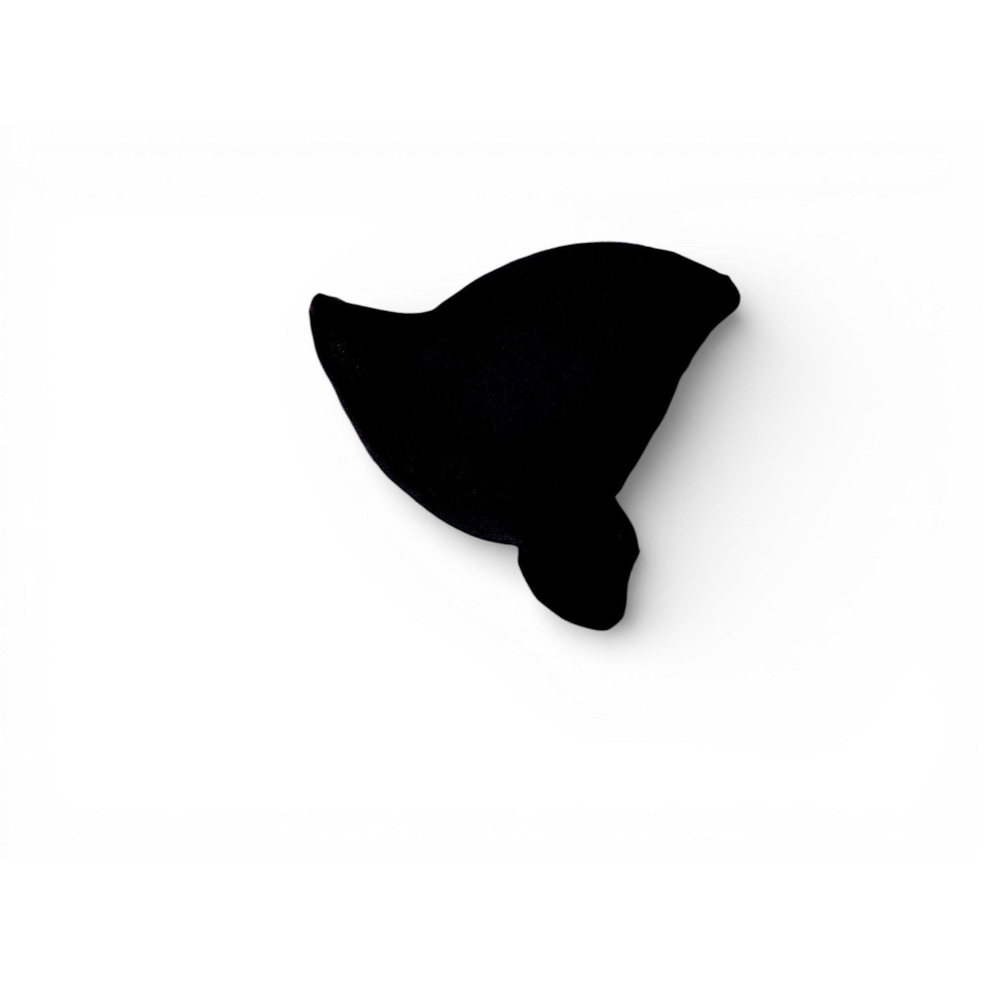 The Witches' Quest classic black pointed witch hat with a wide brim and structured crown for costumes and cosplay.