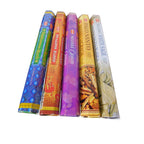 The Witches' Quest ceremonial incense pack featuring five HEM scent tubes for ritual, cleansing, and meditation.