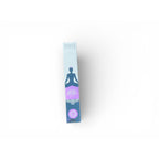 The Witches' Quest Crown Chakra incense box in light blue and purple with a meditation silhouette design.