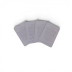 The Witches' Quest Crystals for Beginners deck showing three instructional cards with healing properties and text