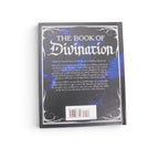 The Witches' Quest The Book of Divination hardcover guide back cover with celestial blue and black design