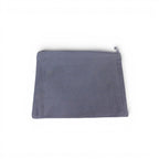 The Witches' Quest grey canvas zipper pouch for small essentials with a durable design.