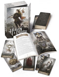 The Witches' Quest Heaven & Earth Tarot deck featuring 78 celestial cards and a 160-page guidebook by Jack Sephiroth.