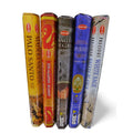 The Witches' Quest incense pack featuring 5 HEM scents for protection and cleansing, including Sage and Dragon's Blood.