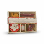 The Witches' Quest rose incense gift set in a wooden box with ceramic flower ash catcher, camel figure, and oil.