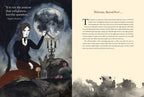 The Witches' Quest Seasons of the Witch Samhain Journal open pages featuring mystical watercolor illustrations