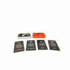 The Witches' Quest Spanish angel number mini tarot cards with celestial artwork and numbered guidance messages.