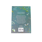 The Witches' Quest back cover of The Practical Witchs Spell Book featuring green botanical illustrations and gold stars