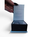 The Witches' Quest Taurus zodiac crystal gift set box with clear and rose quartz information card