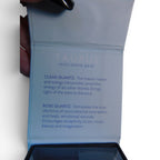 The Witches' Quest Taurus zodiac crystal pack box featuring clear and rose quartz descriptions