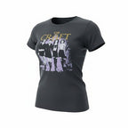 The Witches' Quest charcoal crew neck t-shirt featuring The Craft movie graphic print on soft polyester fabric.