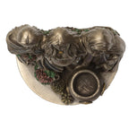 The Witches' Quest Triple Goddess statue in bronze finish with incense holder, featuring Maiden, Mother, and Crone.