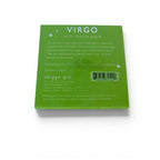 The Witches' Quest Virgo zodiac mini stone pack green display box with astrology information and constellation art