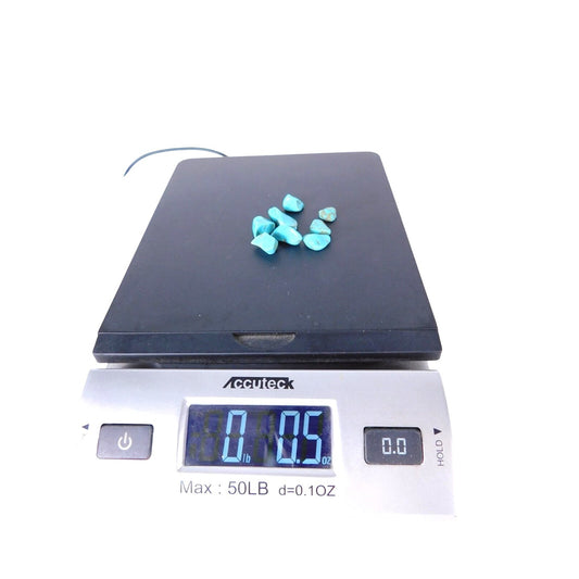 Blue Dyed Howlite Tumbled Stone Lot Turquoise Look Polished Crystal Stones